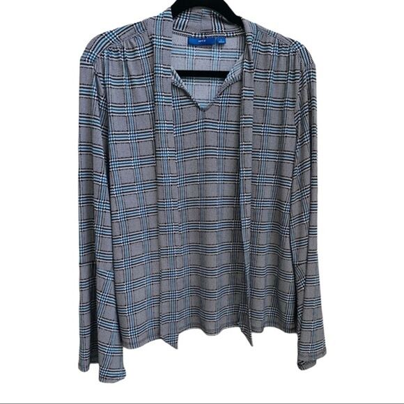 Apt .9 Multicolored Long Sleeves Women's Top Size L - Picture 1 of 8